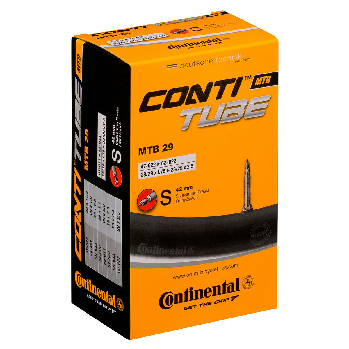 Sisärengas 29" CONTINENTAL 47/62-622, prestaventtiili 42mm