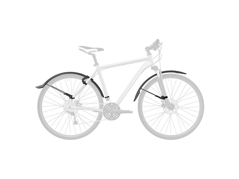 SKS Mudguard Veloflexx 65 Front and rear 26" - 27,5" Black