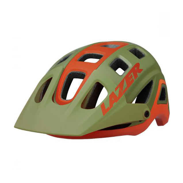 Lazer Impala Matte Khaki Orange Kypärä