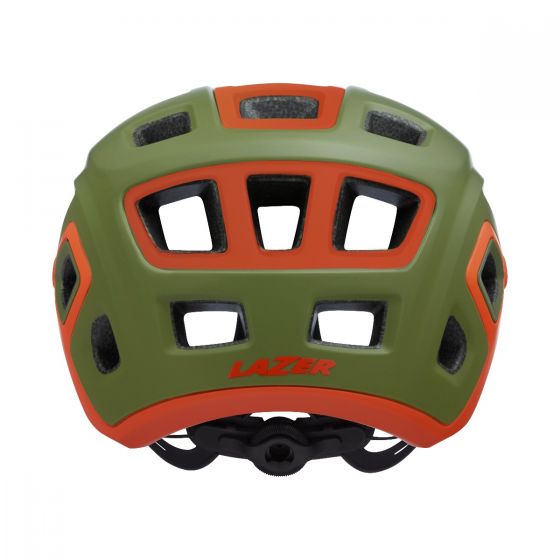 Lazer Impala Matte Khaki Orange Kypärä