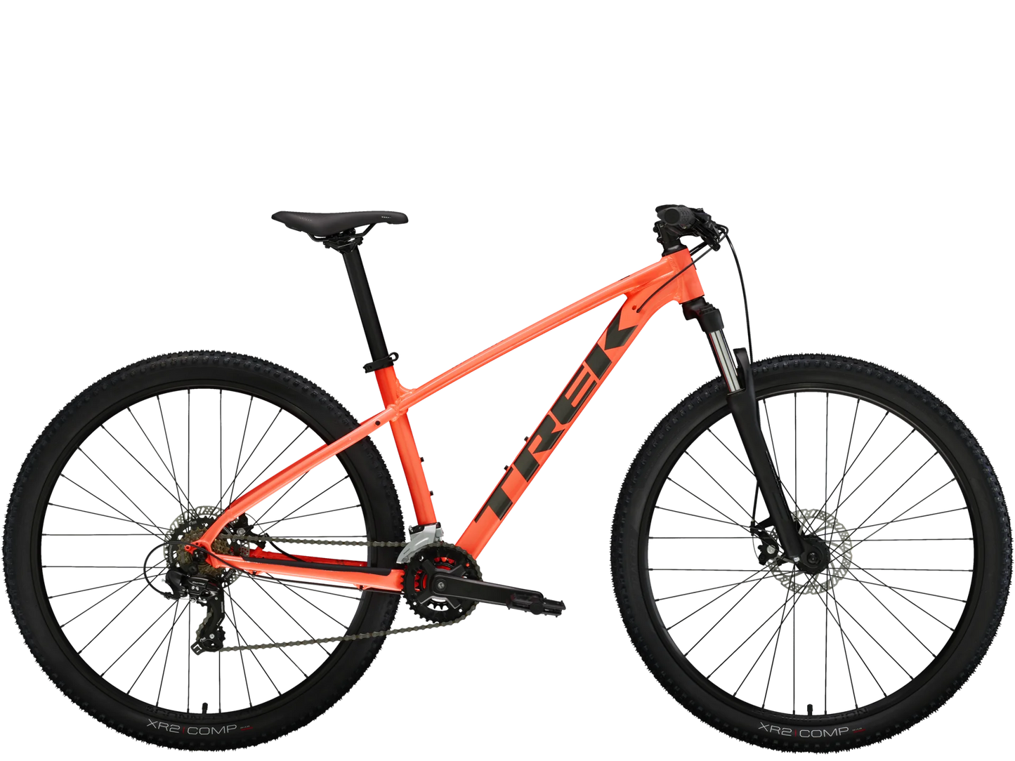 Trek Marlin 4 Gen 2 2024 3 Living Coral jäykkäperäinen maastopyörä Cycli.fi