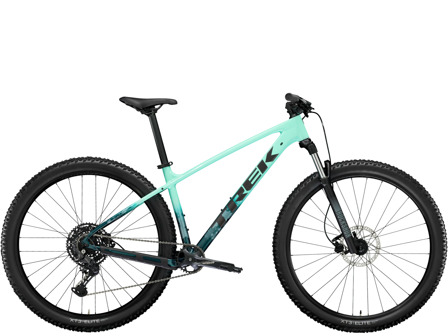Trek Marlin 6 Gen 3 2024 11 Miami Green to Dark Aquatic Fade jäykkäperäinen maastopyörä Cycli.fi