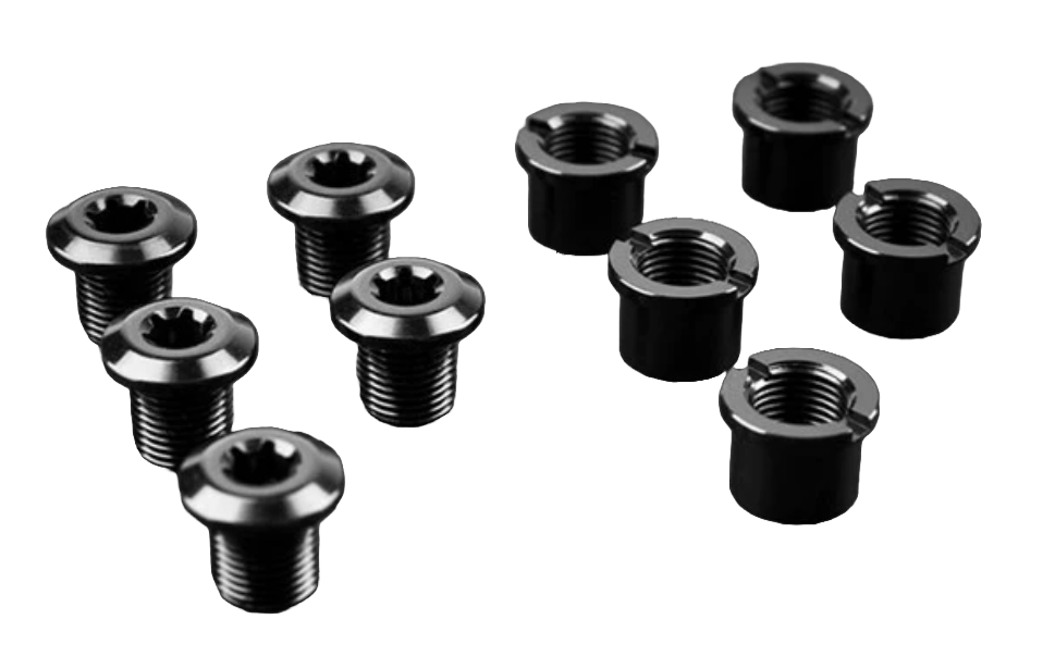 ABSOLUTEBLACK Chainring bolt 5-arm Road and MTB 5x long bolts + nuts