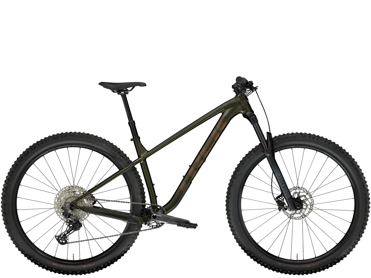 Trek Roscoe 7 4 Satin Black Olive jäykkäperäinen maastopyörä Cycli.fi