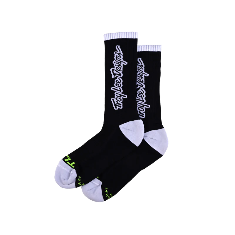 Troy Lee Designs Mens Performance Socks Signature Black