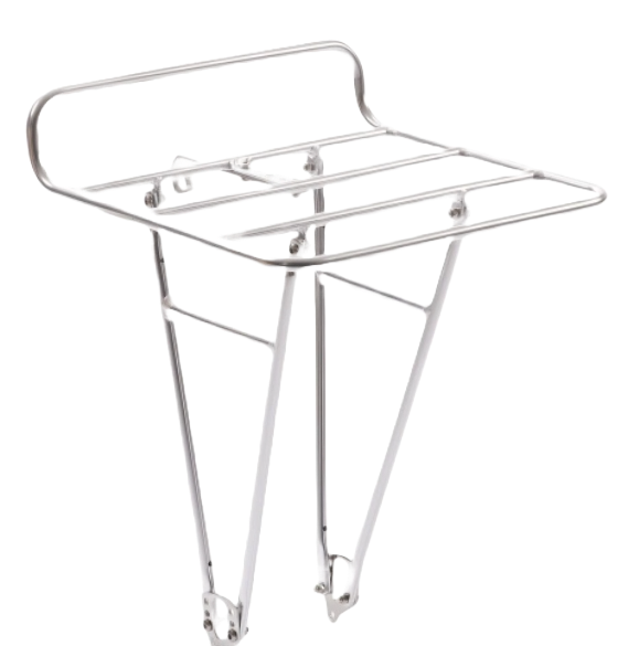 Pelago Commuter Front Rack Large, Aluminium polished