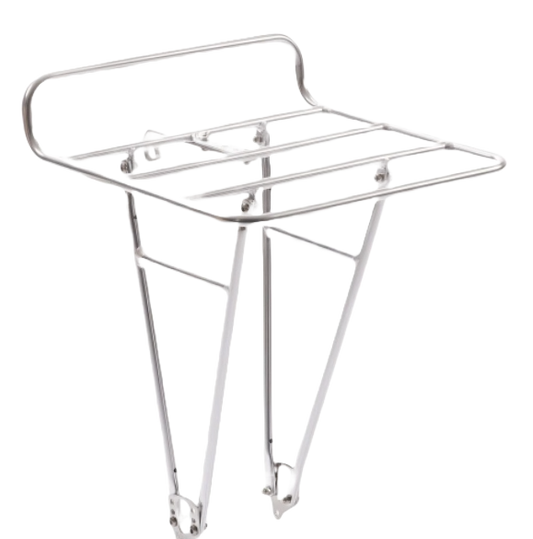 Pelago Commuter Front Rack Large, Aluminium polished