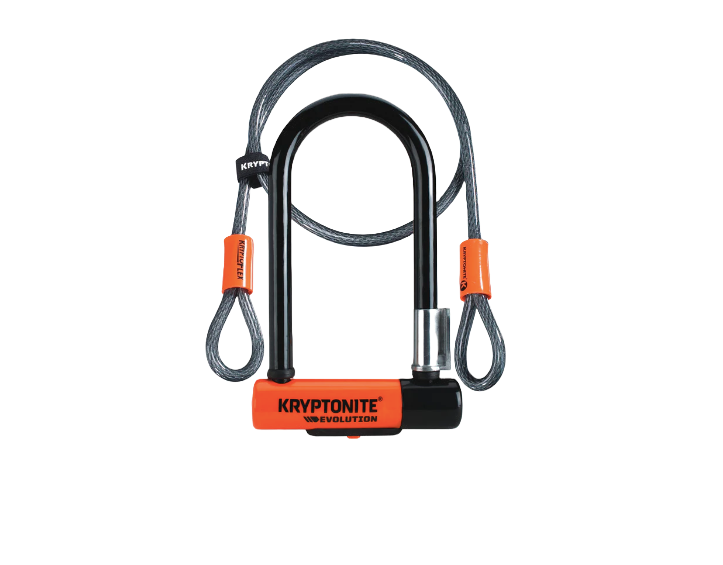 Kryptonite Evolution Mini-7 U-Lukko Vaijerilla