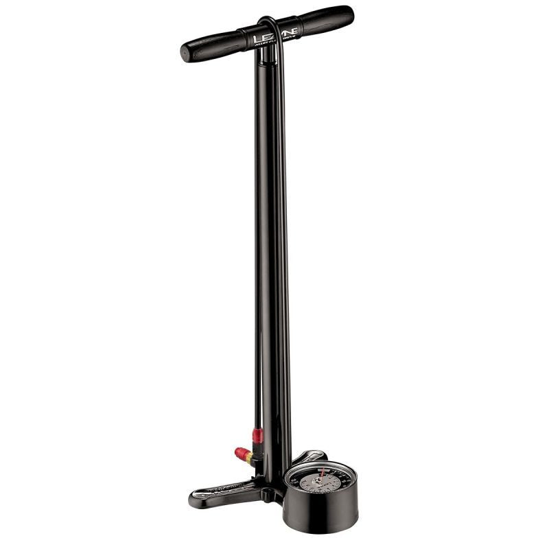 Jalkapumppu LEZYNE, Alloy Floor Drive ABS-1 Pro, kiiltävä alumiini, HP