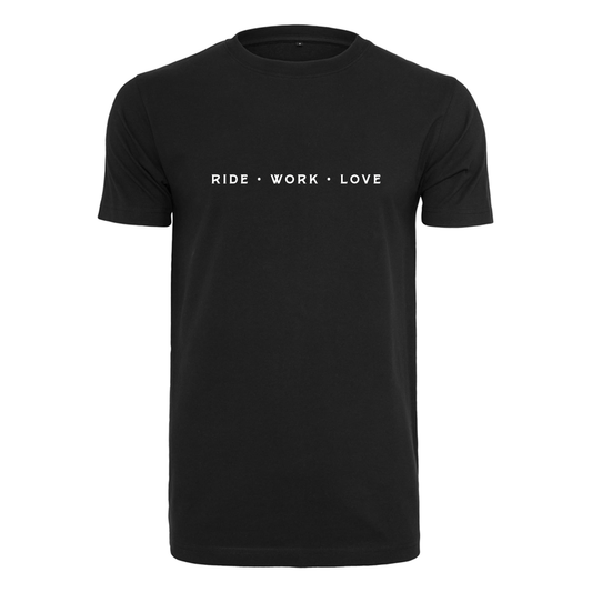 Cycli T-paita RIDE/WORK/LOVE
