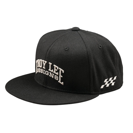 TLD Flat Bill Snapback Scholar Black