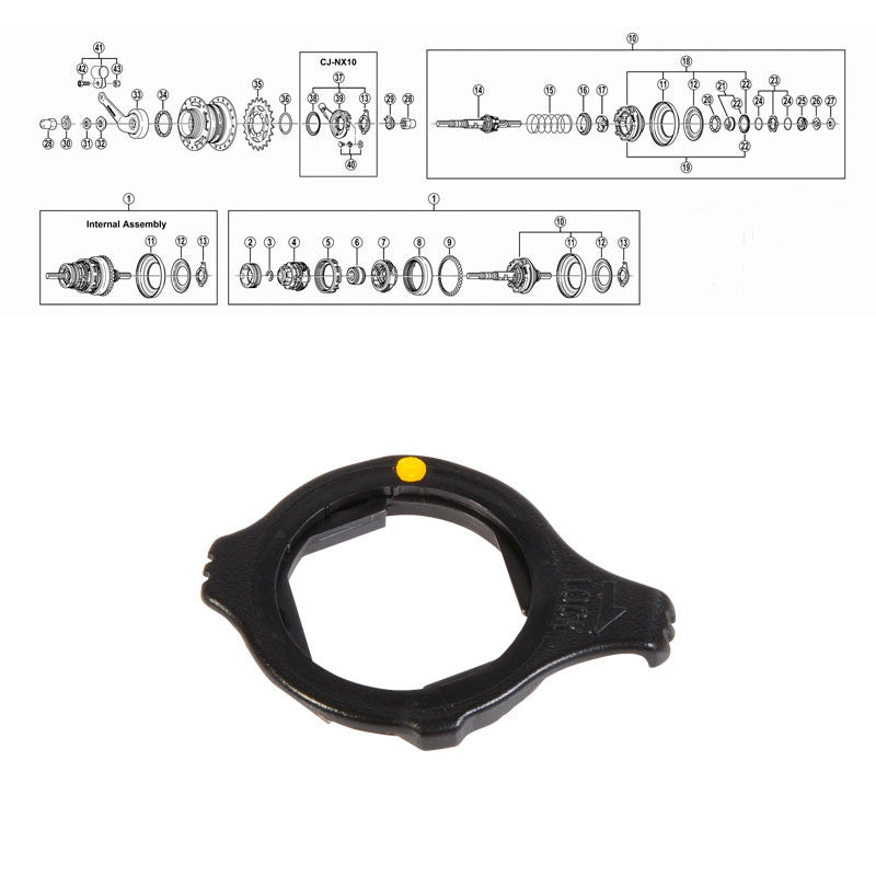 Shimano Kasettitiivisteen kiinnitysrengas SG-7C21
