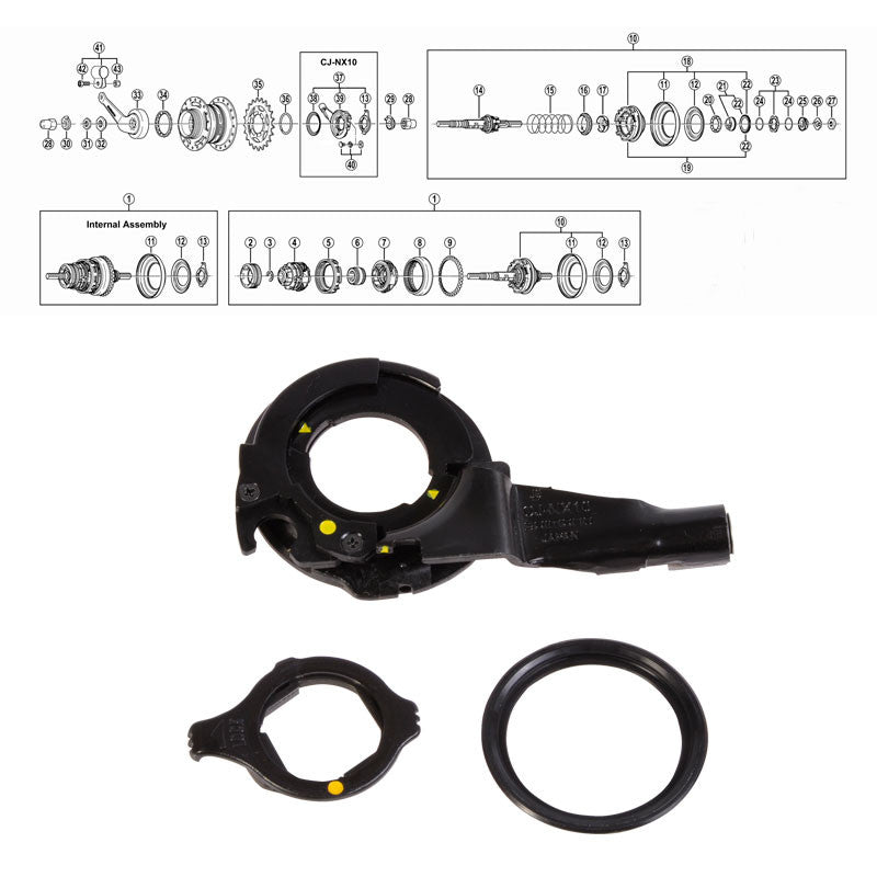 Shimano CJ-NX10 Vaijerikasettiyksikkö CJ-NX10