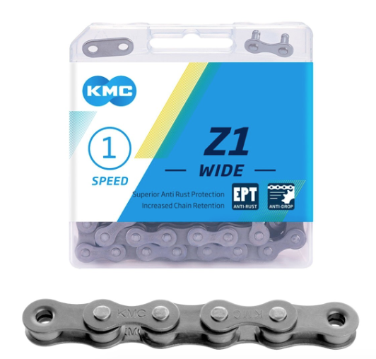 KMC Z1 Wide EPT, 1/2 x 1/8", 128L Ketju