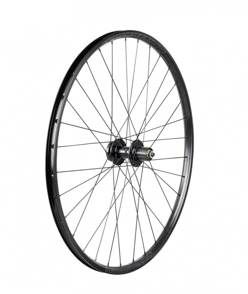 Bontrager Connection 6-Bolt Disc 27.5" MTB Wheel, Black Rear, Shimano 7-speed