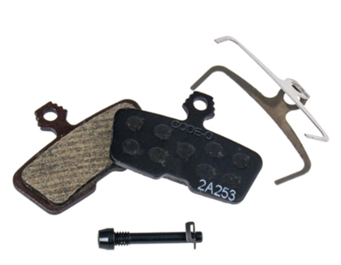 AVID Disc brake pad Set for Code (MY11-MY16) For Code (MY11-MY16) Organic pad, Quiet Steel plate Pack