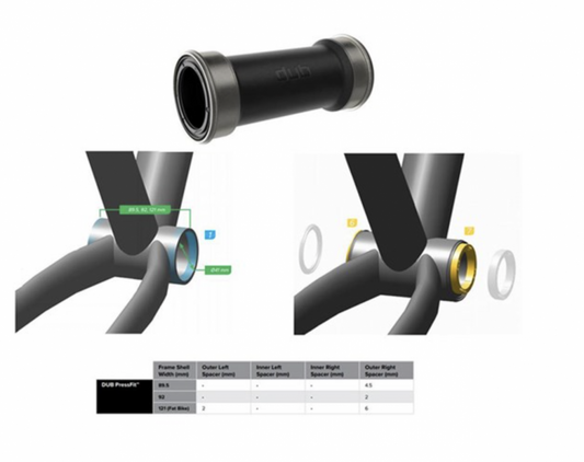 SRAM AM BB DUB PF 89.5/92 MTB
