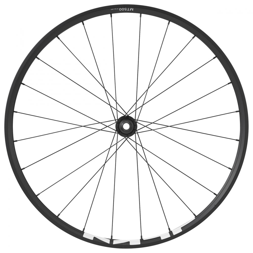 Shimano 27,5" 15x100mm WH-MT500 musta Etukiekko