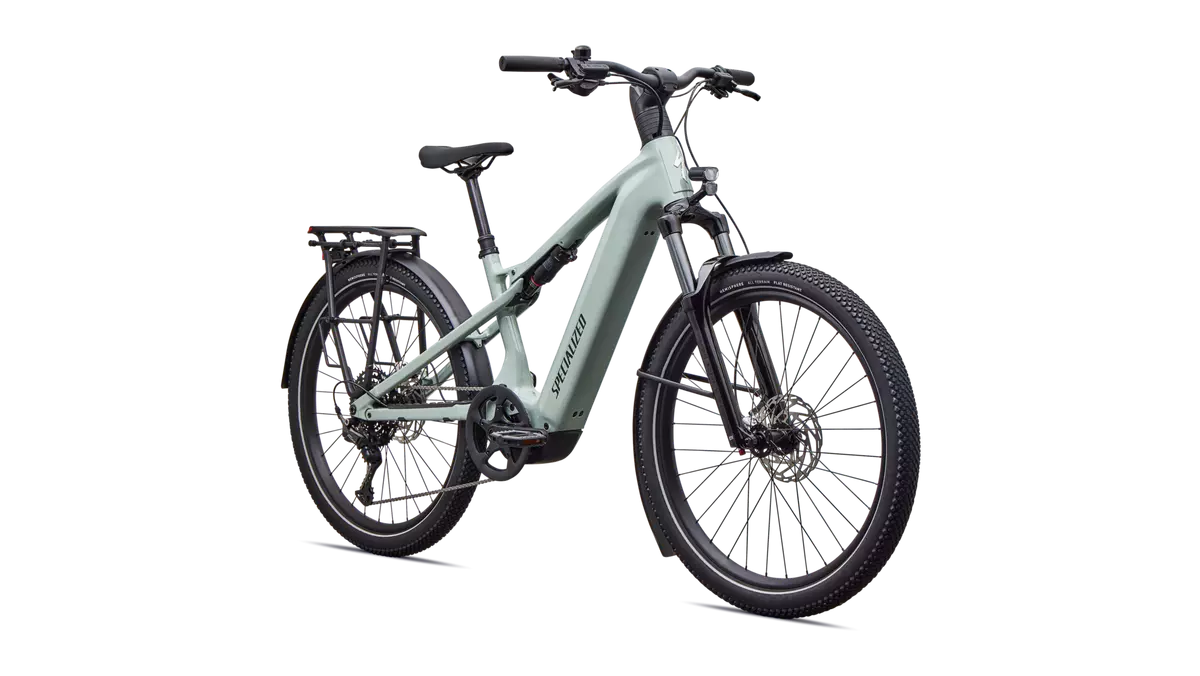 Specialized Vado 3 X 4.0 retkisähköpyörä vaaleanvihreä lisävarusteilla 6