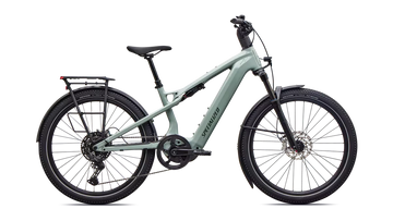 Specialized Vado 3 X 4.0 retkisähköpyörä vaaleanvihreä lisävarusteilla 1