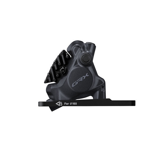 SHIMANO GRX Hydraulinen Levyjarrusatula BR-RX410-F 2-mäntäinen Flat Mount, Etu