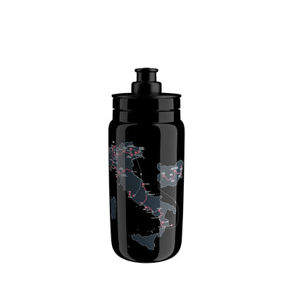 Elite Juomapullo FLY Team 2026 Giro d'Italia, Black Map 550ml