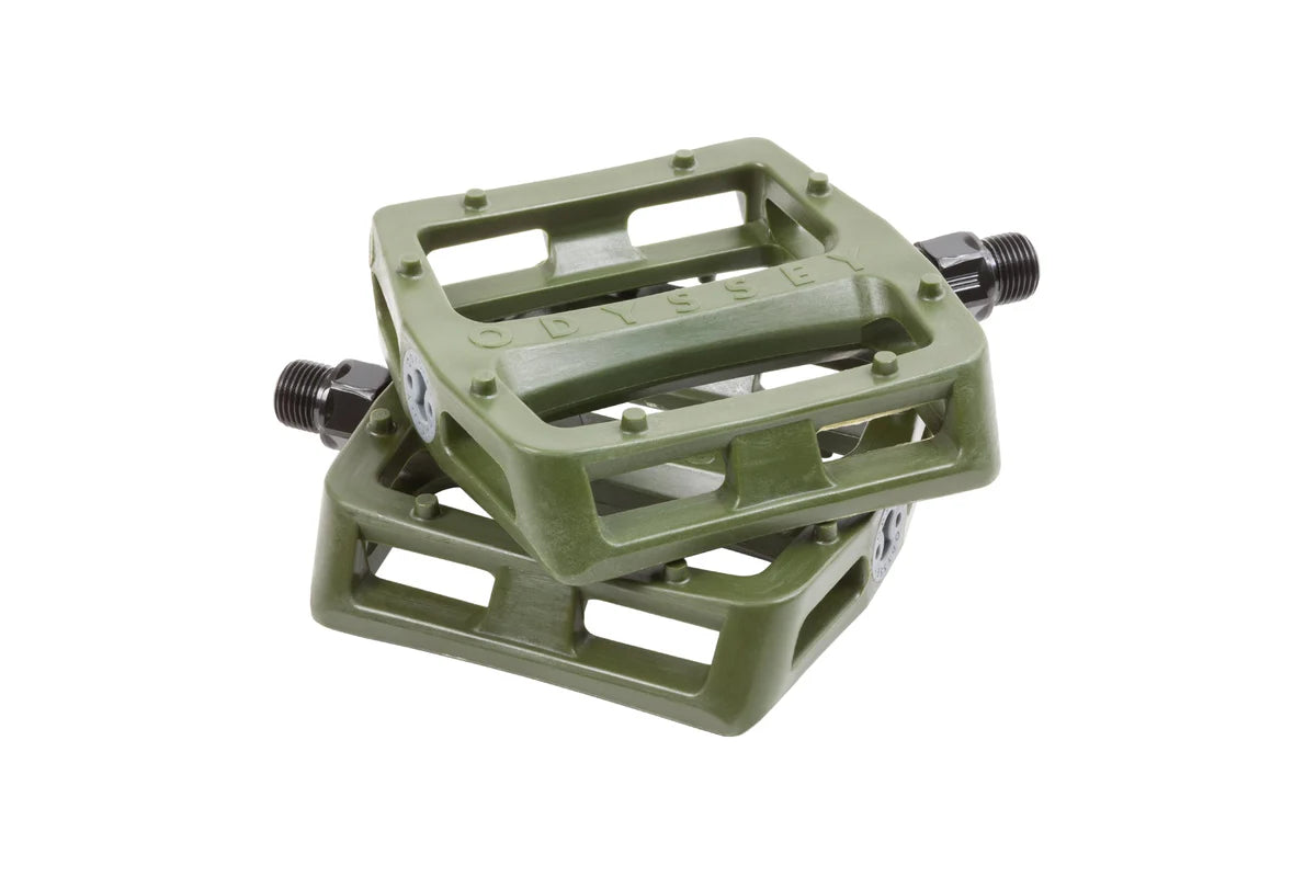Odyssey Grandstand V2 PC Pedal Army Green - BMX