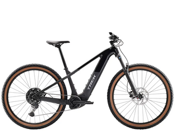 Trek Powerfly+ 4 800wh sähkömaastopyörä sivulta