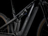Trek Powerfly FS+ 6 800wh sähkömaastopyörä musta linkusto, viistoputki ja iskunvaimennin