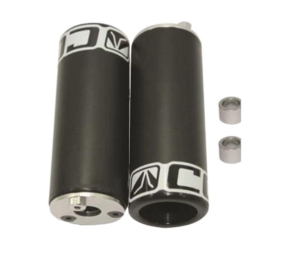 Jalkatapit BMX CAVO, 14 mm akselille, 100 x 40 mm, musta