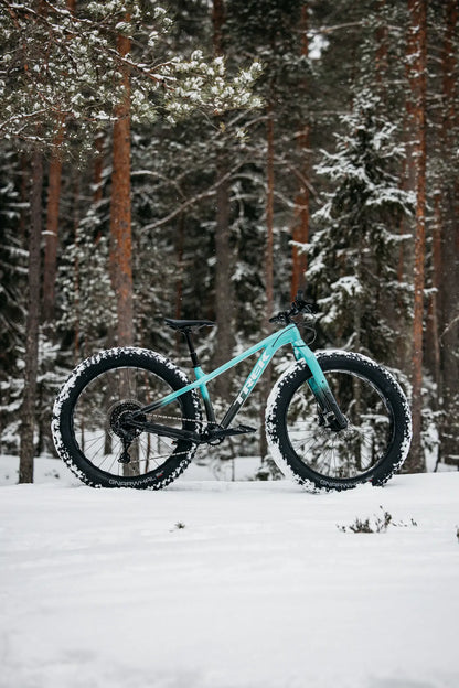 Trek Farley lumisessa maastossa pystykuva