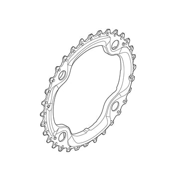 SHIMANO DEORE Eturatas FC-M610/FC-T6010/FC-T611/FC-T521/SHIMANO DEORE 36T