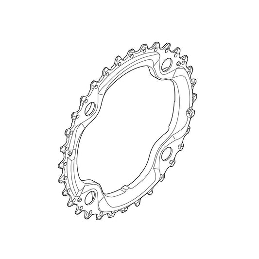 SHIMANO DEORE Eturatas FC-M610/FC-T6010/FC-T611/FC-T521/SHIMANO DEORE 36T