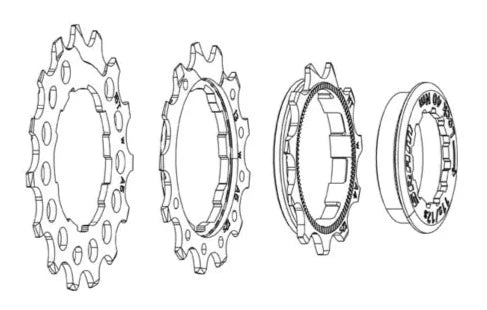 SRAM Cassette Cog 11T-13T-15T for PG1210/1230 Eagle Cassette