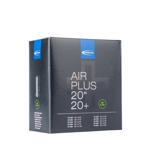SCHWALBE Air Plus 20 x 2,1-2,8'' (54-70x406) Schrader 40 mm
