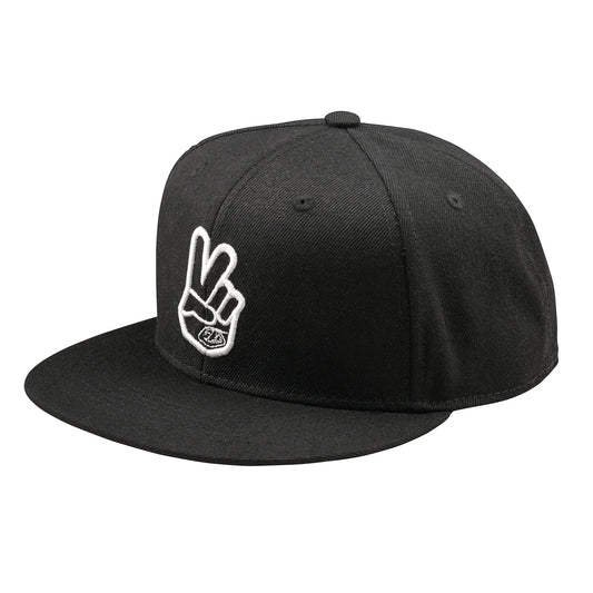 TLD Flat Bill Snapback Peace Black