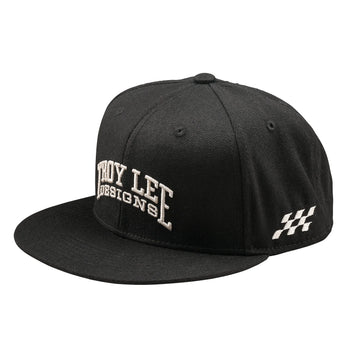 TLD Flat Bill Snapback Scholar Black