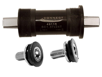 CONNECT Bottom bracket Steel body Plastic cups 1.37"x24 Square axle 110 mm, BSA