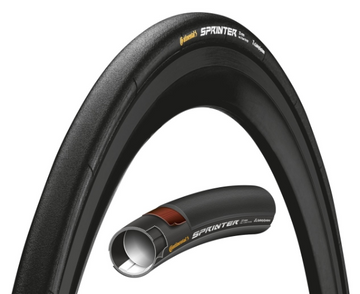 CONTINENTAL Sprinter, 25mm, musta 28" Tuubirengas