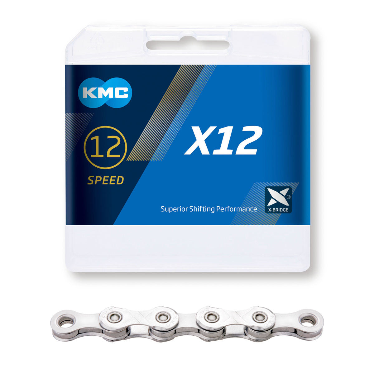 KMC Ketju 12-v KMC X12 Ti-N Gold, 1/2 x 11/128", 126L