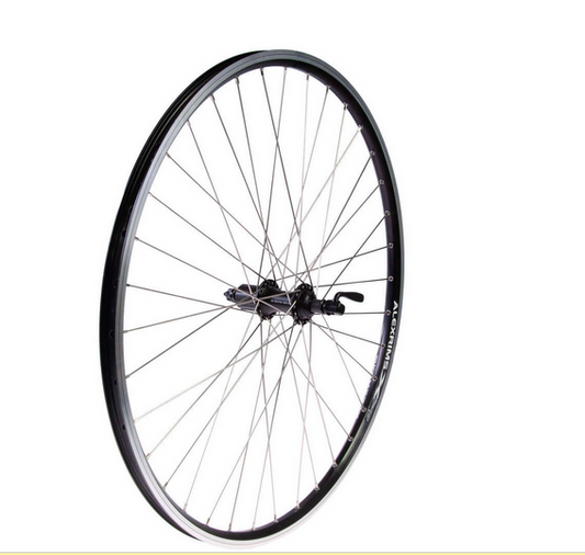 Takapyörä 29" 19-622 SHIMANO Acera 8/9/10 pikal., Alex X2000 musta, 2-pohja alum Vannejarru