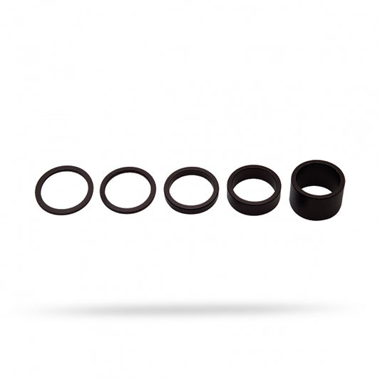 Väliholkki musta 11/8" alu 2/2,5/5/10/20mm musta
