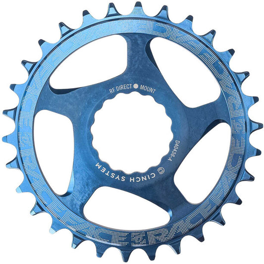 Race Face Cinch Direct Mount Narrow/Wide chainring – Blue 28T