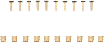 Tektro Hydraulic Brake Olive and Barb Hose Fittings 10-Pack